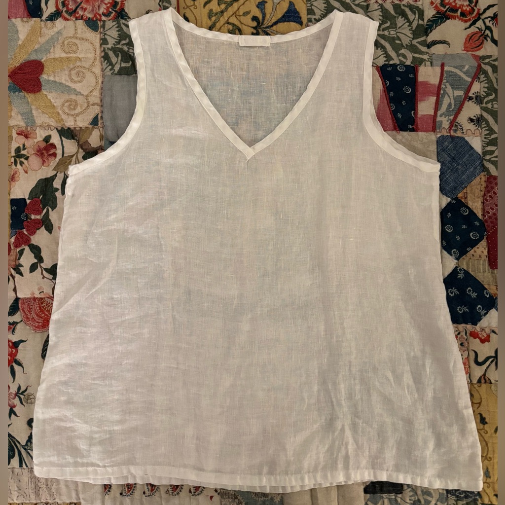 Cp Shades Linen Sleeveless Top